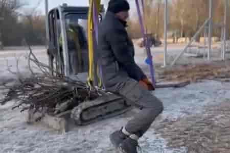 Аттракцион на метле