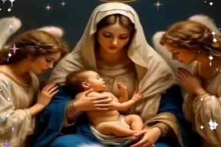 Поздравительная Открытка с Рождеством - 7 Января