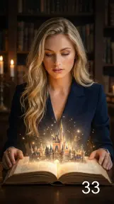 Девушка с волшебной книгой