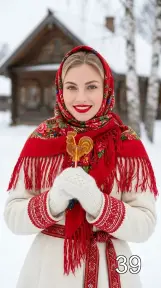 Девушка народный стиль