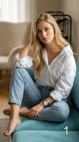 Девушка в джинсах