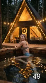 Девушка в бассейне