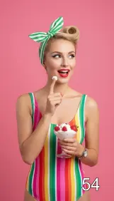 Девушка с мороженым