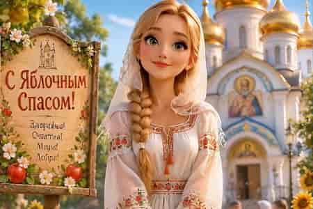 Поющее Поздравление с Яблочным Спасом